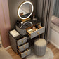 Contemporary Makeup Vanity Desk with 4 Wooden Drawers for Bedroom