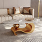 Stainless Steel Abstract Base Cocktail Table Oval Slate Top Coffee Table Clearhalo 'Coffee & Accent Tables' 'Coffee Tables' 'coffee_tables' 'furn' 'furn_coffee_tables' 'Furniture' 'Living Room Furniture' 7522892