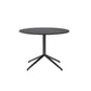 Glam Style Metal Base Cocktail Table Black and White Slate Top Coffee Table 20"L x 20"W x 18"H Black Clearhalo 'Coffee & Accent Tables' 'Coffee Tables' 'coffee_tables' 'furn' 'furn_coffee_tables' 'Furniture' 'Living Room Furniture' 7522910