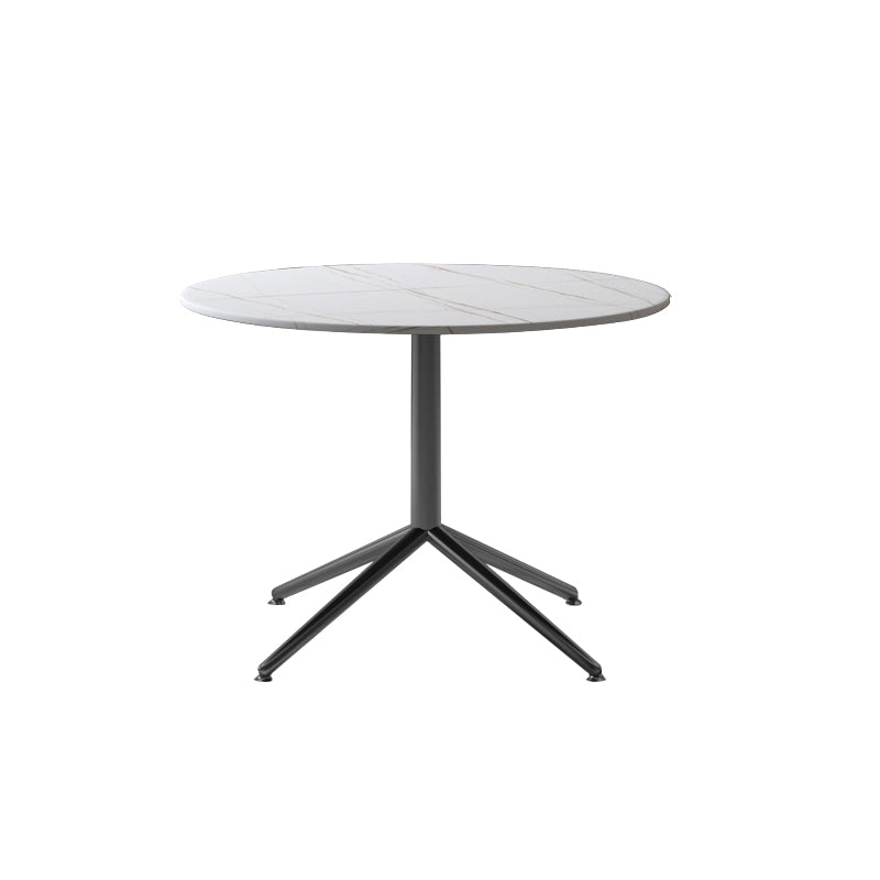 Glam Style Metal Base Cocktail Table Black and White Slate Top Coffee Table 20"L x 20"W x 18"H Black-White Clearhalo 'Coffee & Accent Tables' 'Coffee Tables' 'coffee_tables' 'furn' 'furn_coffee_tables' 'Furniture' 'Living Room Furniture' 7522922