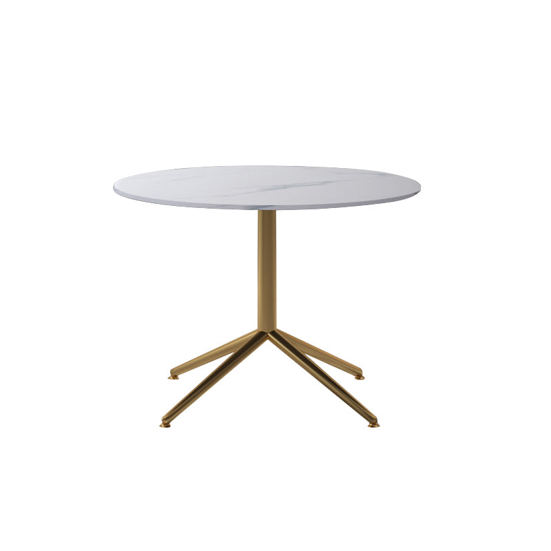 Glam Style Metal Base Cocktail Table Black and White Slate Top Coffee Table 20"L x 20"W x 18"H Beige Gold Clearhalo 'Coffee & Accent Tables' 'Coffee Tables' 'coffee_tables' 'furn' 'furn_coffee_tables' 'Furniture' 'Living Room Furniture' 7522930