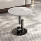 Stainless Steel Abstract Base Cocktail Table Glam Slate Top Coffee Table 19.7"L x 19.7"W x 19.7"H Gray Clearhalo 'Coffee & Accent Tables' 'Coffee Tables' 'coffee_tables' 'furn' 'furn_coffee_tables' 'Furniture' 'Living Room Furniture' 7522949