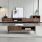Rectangular Slate Top Coffee Table 4 Legs Cocktail Table with Storage Clearhalo 'Coffee & Accent Tables' 'Coffee Tables' 'coffee_tables' 'furn' 'furn_coffee_tables' 'Furniture' 'Living Room Furniture' 7522982