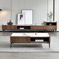 Rectangular Slate Top Coffee Table 4 Legs Cocktail Table with Storage Clearhalo 'Coffee & Accent Tables' 'Coffee Tables' 'coffee_tables' 'furn' 'furn_coffee_tables' 'Furniture' 'Living Room Furniture' 7522997