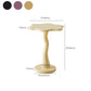 20" Tall Irregular Side Table Pedestal Solid Wood End Table Set Clearhalo 'Coffee & Accent Tables' 'End & Side Tables' 'end_side_tables' 'furn' 'furn_end_side_tables' 'Furniture' 'Living Room Furniture' 7523161