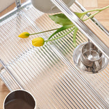 Modern Clear 23.6" End Table Rectangular Glass Side Table with Shelf Clearhalo 'Coffee & Accent Tables' 'End & Side Tables' 'end_side_tables' 'furn' 'furn_end_side_tables' 'Furniture' 'Living Room Furniture' 7523229