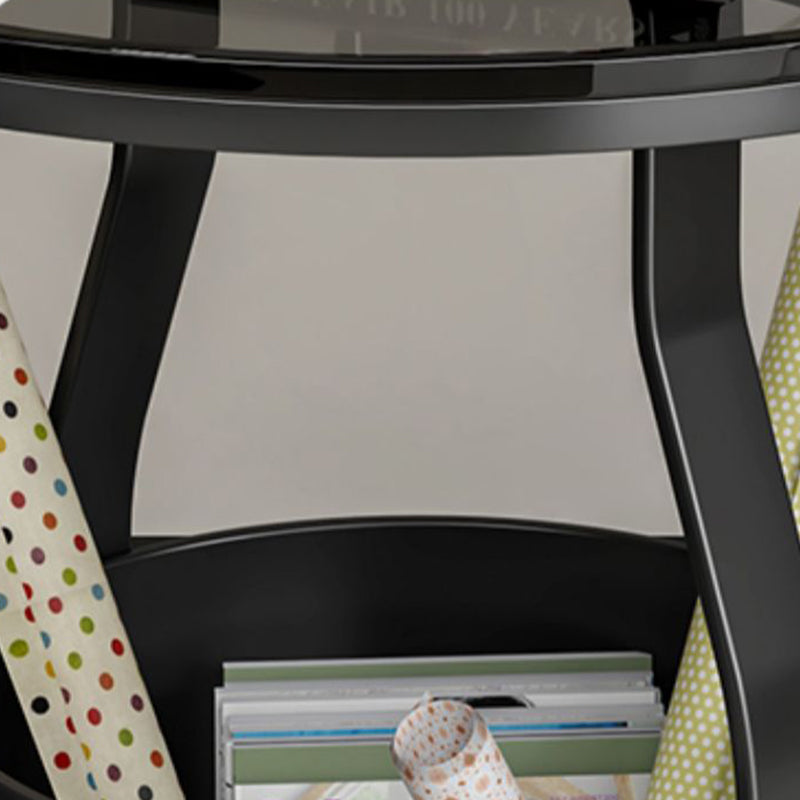 19.7" Storage Round Side Table Metal Drum Sofa Side Accent Table Clearhalo 'Coffee & Accent Tables' 'End & Side Tables' 'end_side_tables' 'furn' 'furn_end_side_tables' 'Furniture' 'Living Room Furniture' 7523316