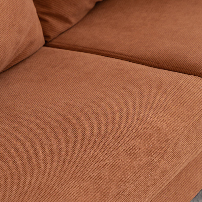 Samtsofa 26,77 "Hoch skandinavisches Smoking -Arm -Sofa mit Aufbewahrung