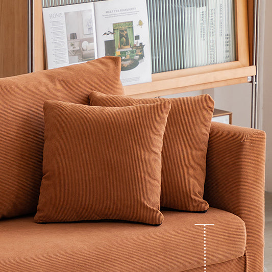 Samtsofa 26,77 "Hoch skandinavisches Smoking -Arm -Sofa mit Aufbewahrung