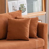 Samtsofa 26,77 "Hoch skandinavisches Smoking -Arm -Sofa mit Aufbewahrung