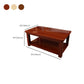 Modern 4 Legs Rectangle Cocktail Table Solid Wood Coffee Table Clearhalo 'Coffee & Accent Tables' 'Coffee Tables' 'coffee_tables' 'furn' 'furn_coffee_tables' 'Furniture' 'Living Room Furniture' 7523548