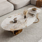 Simple Abstract Coffee Table Slate Top Geometric Coffee Coffee or End Table Clearhalo 'Coffee & Accent Tables' 'Coffee Tables' 'coffee_tables' 'furn' 'furn_coffee_tables' 'Furniture' 'Living Room Furniture' 7523558