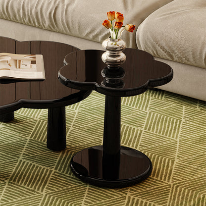 Simple Black Coffee or End Table Contemporary Coffee Cocktail Table with 4 Legs 13"L x 13"W x 16"H Clearhalo 'Coffee & Accent Tables' 'Coffee Tables' 'coffee_tables' 'furn' 'furn_coffee_tables' 'Furniture' 'Living Room Furniture' 7523569