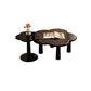 Simple Black Coffee or End Table Contemporary Coffee Cocktail Table with 4 Legs Clearhalo 'Coffee & Accent Tables' 'Coffee Tables' 'coffee_tables' 'furn' 'furn_coffee_tables' 'Furniture' 'Living Room Furniture' 7523575
