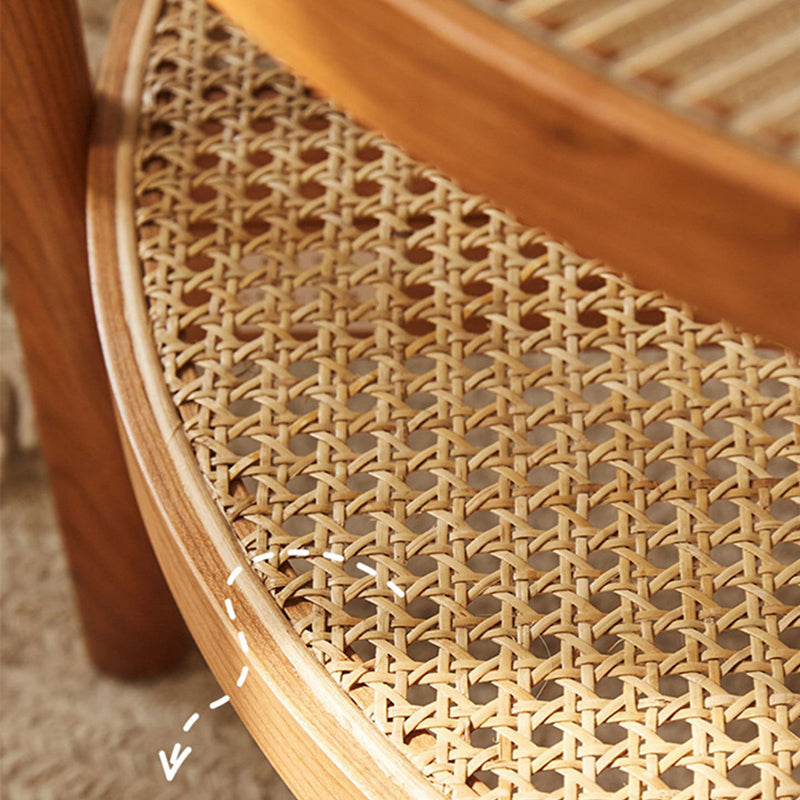 Tropical Cocktail Table Solid Wood Storage Round Coffee Cocktail Table Clearhalo 'Coffee & Accent Tables' 'Coffee Tables' 'coffee_tables' 'furn' 'furn_coffee_tables' 'Furniture' 'Living Room Furniture' 7523617