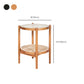 Tropical Cocktail Table Solid Wood Storage Round Coffee Cocktail Table Clearhalo 'Coffee & Accent Tables' 'Coffee Tables' 'coffee_tables' 'furn' 'furn_coffee_tables' 'Furniture' 'Living Room Furniture' 7523621