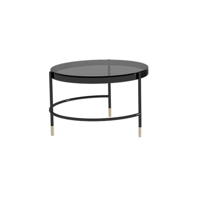 Glam Cocktail Table White 4 Legs Storage Coffee Cocktail Table 28"L x 28"W x 18"H Black Gold Clearhalo 'Coffee & Accent Tables' 'Coffee Tables' 'coffee_tables' 'furn' 'furn_coffee_tables' 'Furniture' 'Living Room Furniture' 7523648