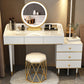 Wooden Vanity Desk Storage Box Vanity Dressing Table for Bedroom