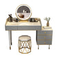 Wooden Vanity Desk Storage Box Vanity Dressing Table for Bedroom