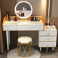 Wooden Vanity Desk Storage Box Vanity Dressing Table for Bedroom