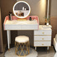Wooden Vanity Desk Storage Box Vanity Dressing Table for Bedroom