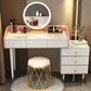 Wooden Vanity Desk Storage Box Vanity Dressing Table for Bedroom