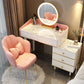 Wooden Vanity Desk Storage Box Vanity Dressing Table for Bedroom