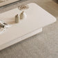 Rectangle Single Coffee Table Wood Cocktail Table with Storage Drawers