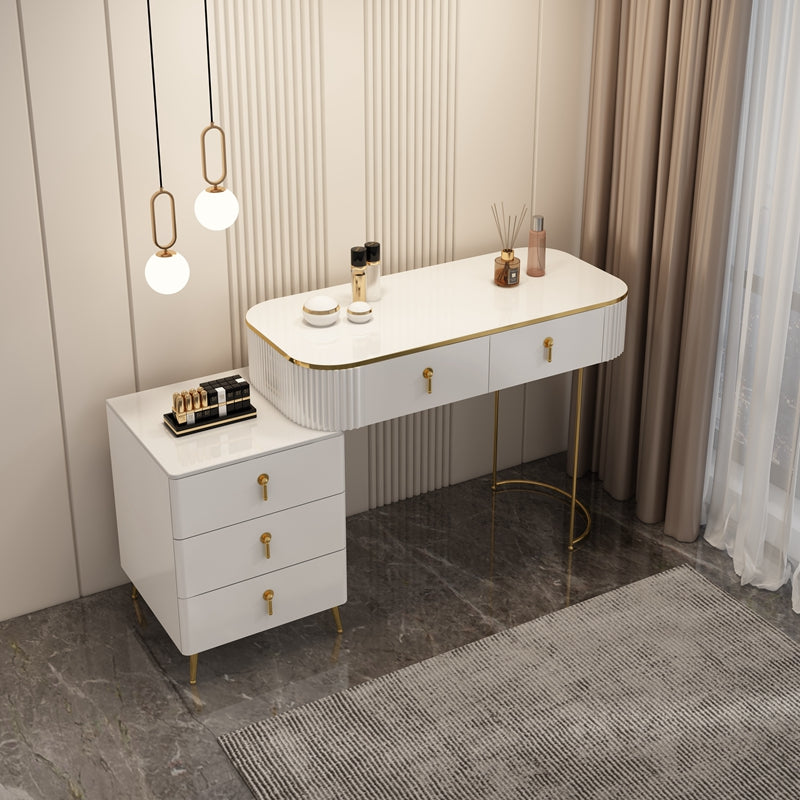 Lighted Mirror Makeup Vanity Storage Box Vanity Dressing Table