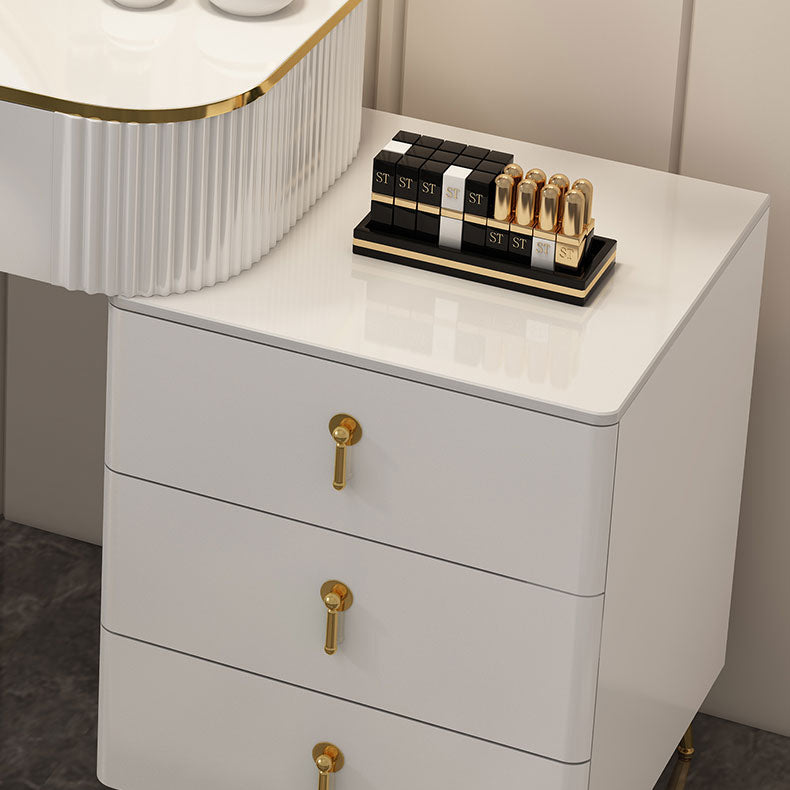 Lighted Mirror Makeup Vanity Storage Box Vanity Dressing Table