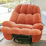 Moderna sedia reclinabile reclinabile standard a colore solido con tasca laterale