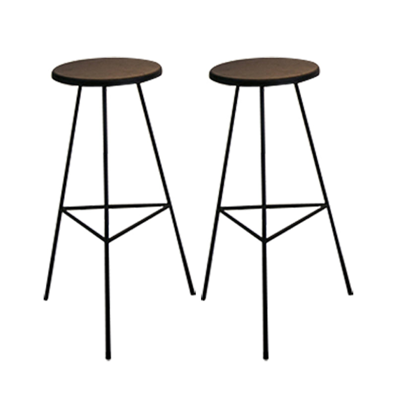 Set tavolo da bar rettangolare industriale Set tavolo da bar in legno marrone da 1/2/7 pezzi