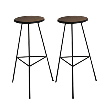 Set tavolo da bar rettangolare industriale Set tavolo da bar in legno marrone da 1/2/7 pezzi