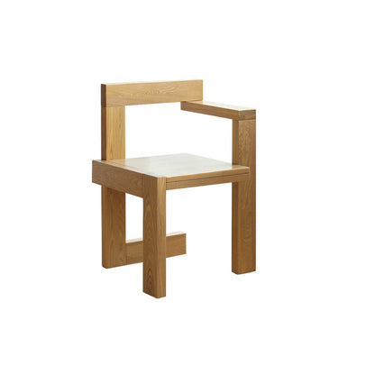 Eetkamerarm eetkamerstoel huis open rug eetkamerstoel