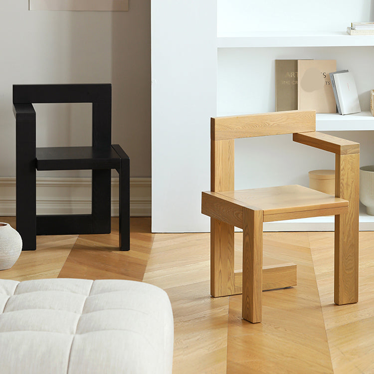 Eetkamerarm eetkamerstoel huis open rug eetkamerstoel