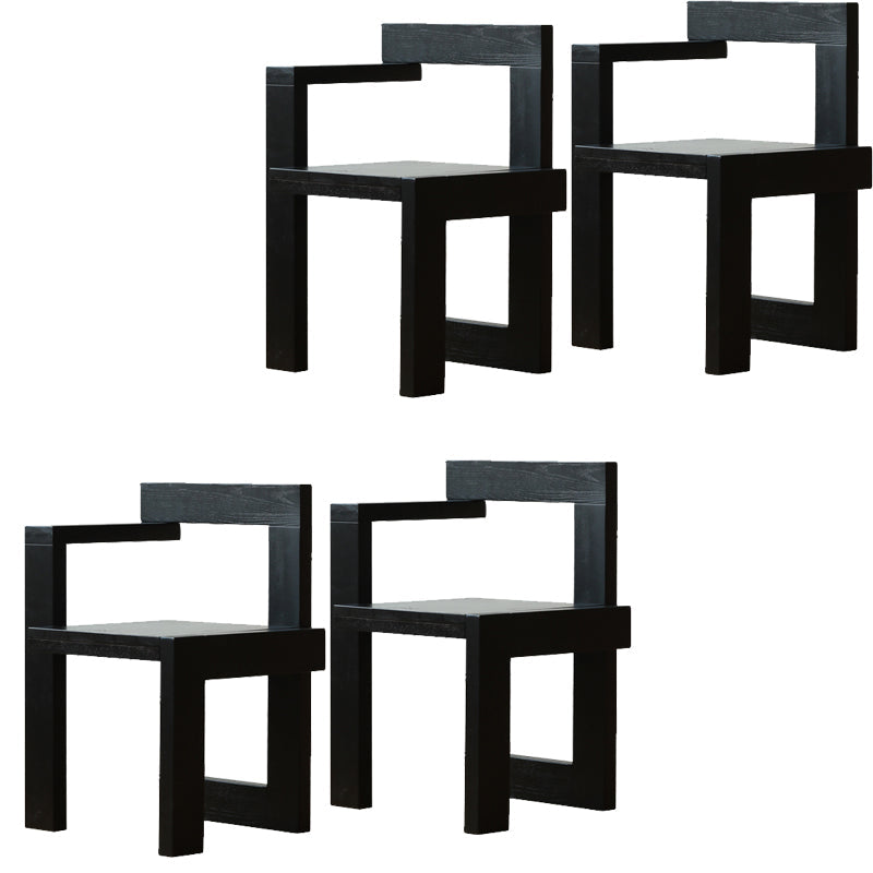 Eetkamerarm eetkamerstoel huis open rug eetkamerstoel