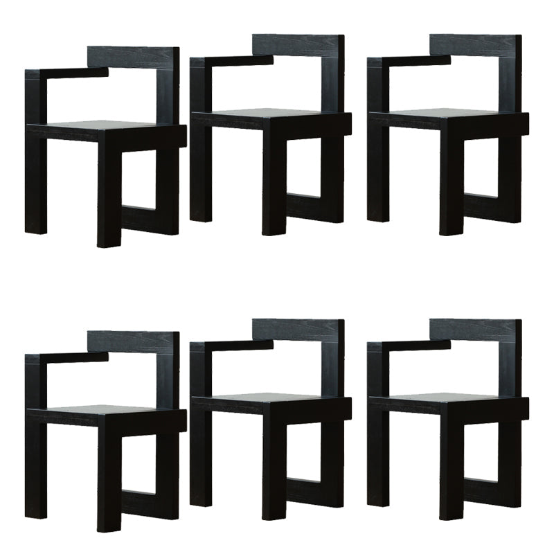 Eetkamerarm eetkamerstoel huis open rug eetkamerstoel