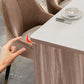 Extendable Rectangle Dining Table Wood Frame Dining Table for Dining Room