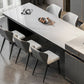 Rectangle Stone Top Dining Table Extendable Dining Table for Dining Room