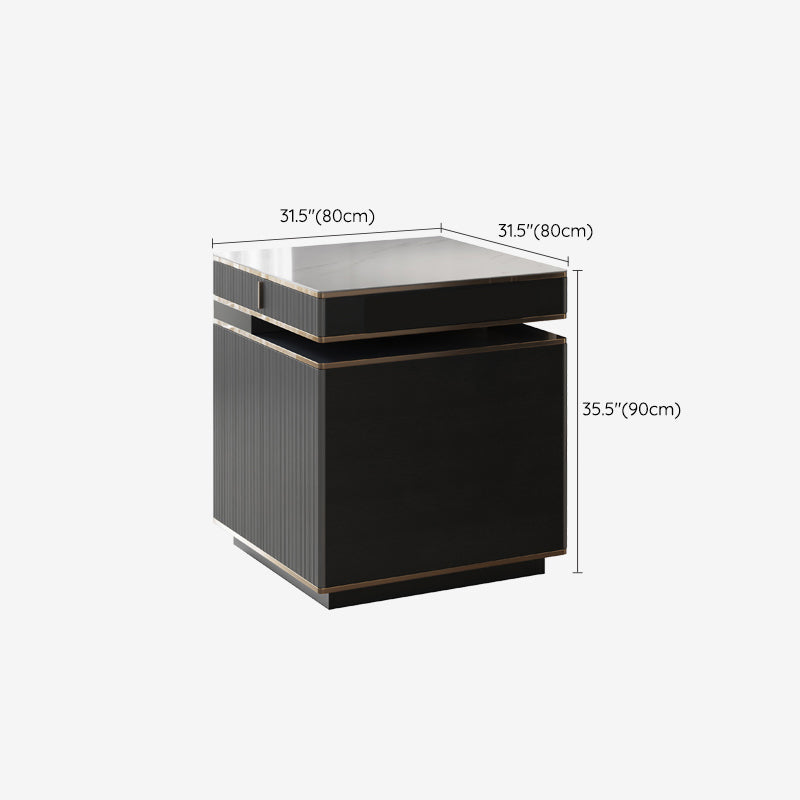 Rectangle Stone Top Dining Table Extendable Dining Table for Dining Room