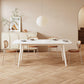 Modern Stone White Dining Table Ash Wood Base for Dining Room Clearhalo 'Dining Tables & Seating' 'Dining Tables' 'dining_table' 'furn' 'furn_dining_table' 'Furniture' 'Kitchen & Dining Furniture' 7531482