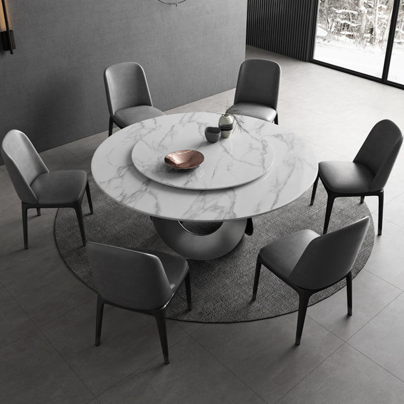 Converteerbare eettafel Grijze eettafel voor keukeneetkamer