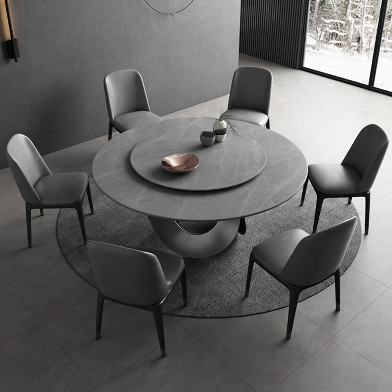 Converteerbare eettafel Grijze eettafel voor keukeneetkamer