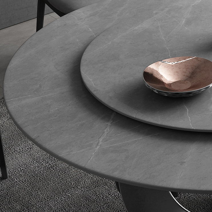 Converteerbare eettafel Grijze eettafel voor keukeneetkamer