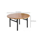 Round Folding Table Tripod Base Dining Table for Kitchen Dining Room