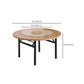 Round Folding Table Tripod Base Dining Table for Kitchen Dining Room