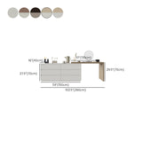 Modern With Drawer Solid Wood Lighted Mirror Bedroom Make-up Vanity Clearhalo 'Bedroom Furniture' 'furn' 'furn_makeup_vanities' 'Furniture' 'Makeup Vanities' 'makeup_vanities' 7532912