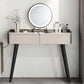 Contemporary Gray Lighted Mirror Bedroom Wood With Drawer Dressing Table