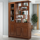 Solid Wood Cabinet 14.96" Wide Accent Cabinet with Drawers and Shelves Clearhalo 'Cabinets & Chests' 'cabinets_chests' 'furn' 'furn_cabinets_chests' 'Furniture' 'Living Room Furniture' 7532947