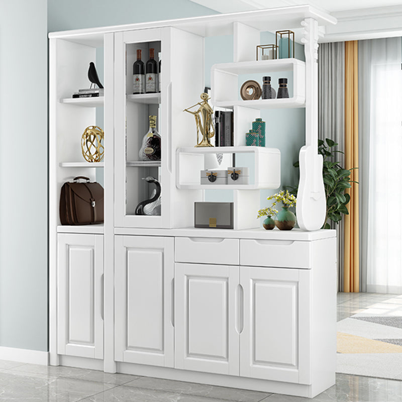 Solid Wood Cabinet 14.96" Wide Accent Cabinet with Drawers and Shelves Clearhalo 'Cabinets & Chests' 'cabinets_chests' 'furn' 'furn_cabinets_chests' 'Furniture' 'Living Room Furniture' 7532954